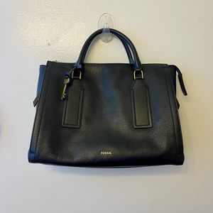 Fossil Leather Handbag/ Wallet